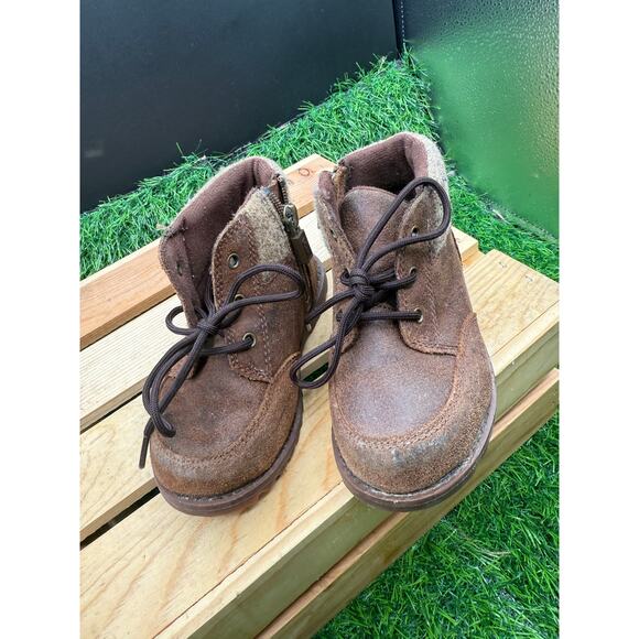 UGG-Kids Booties-Brown- Size 6T - Picture 1 of 10